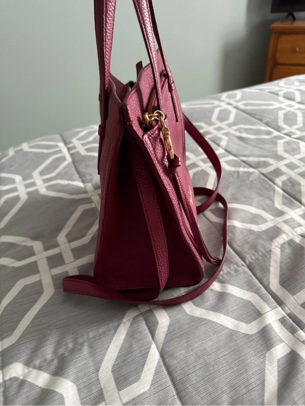 Salvatore Ferragamo structured leather